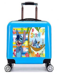 VALISE DELUXE STITCH HAMAC BLANCHE AVEC SERRURE 18